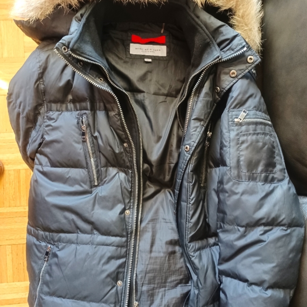 Andrew Marc, XL faux fur hooded parka